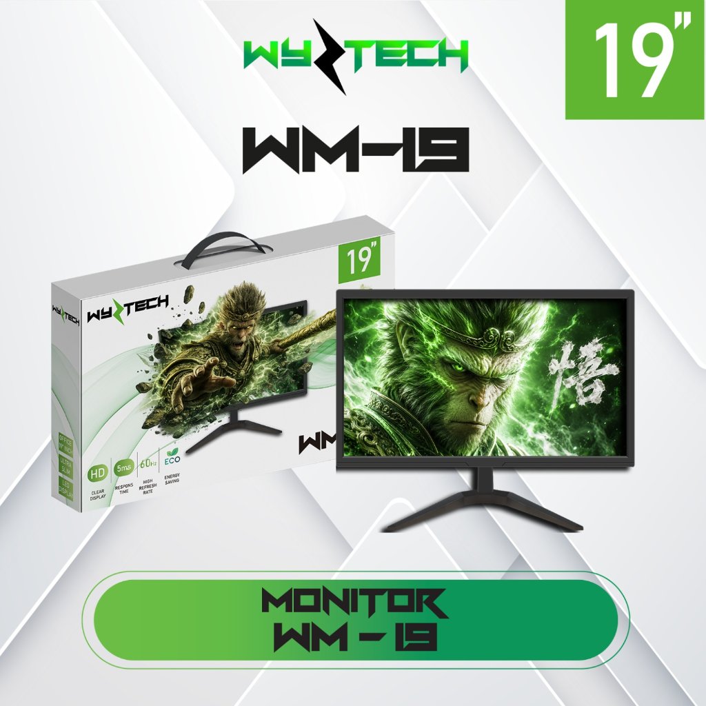 Jual LED MONITOR 19 INCH / MONITOR LED WYZTECH 19INCH HDMI VGA - WM19 ...