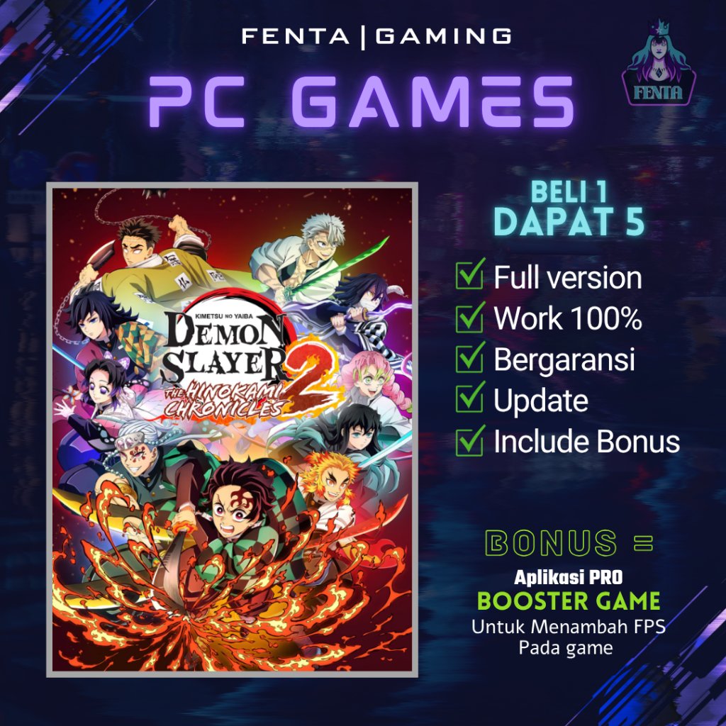 Jual DEMON SLAYER KIMETSU NO YAIBA THE HINOKAMI CHRONICLES 2 - GAME PC ...