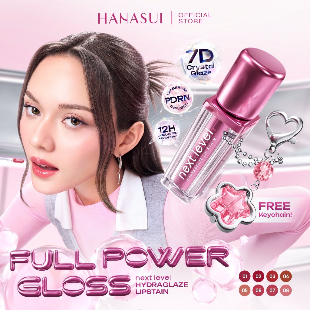 Jual [NEW] Hanasui Next Level Hydraglaze Lip Stain with PDRN Glossy ...