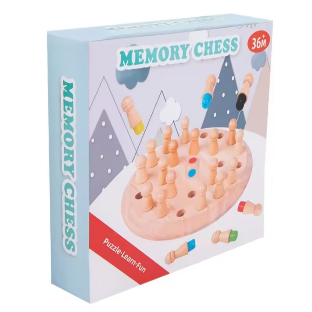 Jual [station] Memory Chess - Mainan Keluarga Board Game Catur Warna ...