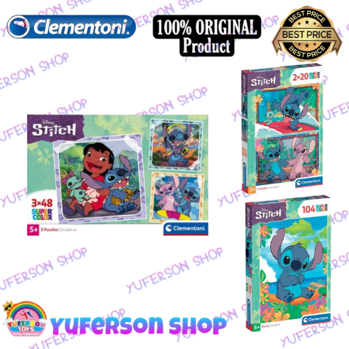 Jual Clementoni Puzzle Disney Stitch Original | Shopee Indonesia