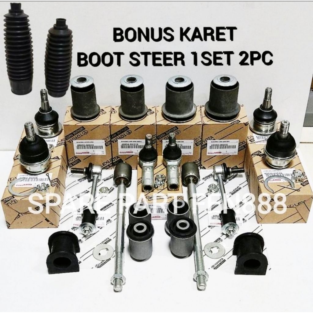 Jual Paketan Paket Kaki Kaki Lengkap Full Set Komplit Depan 20Pc Toyota ...
