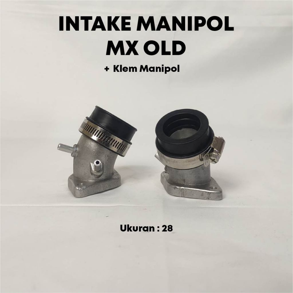 Jual INTAKE MANIPOL YAMAHA MX OLD PE PWK UK 28 + KLEM MANIPOL | Shopee ...