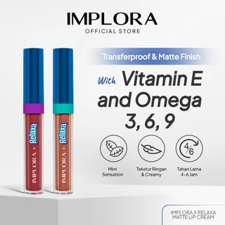 Implora x Relaxa Matte Lipcream (Barley Grape)