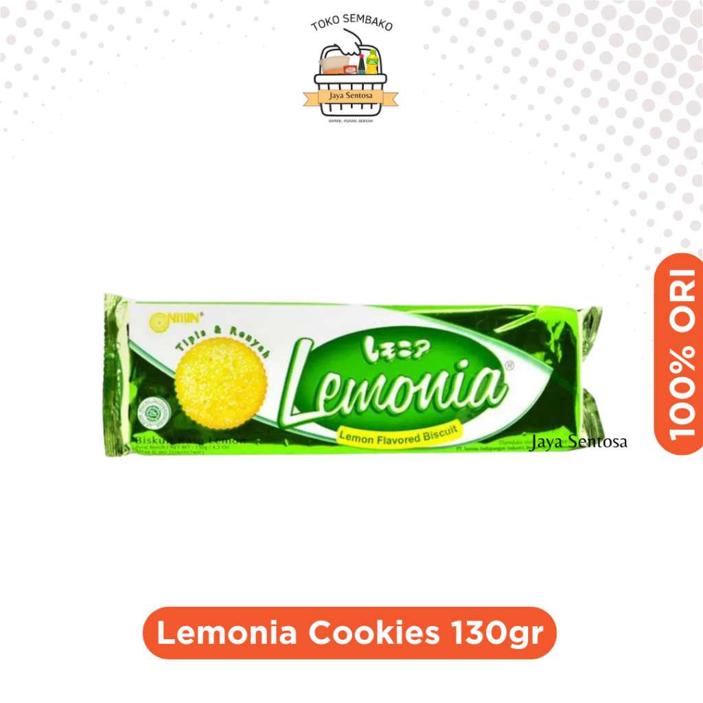 Jual Nissin Lemonia Cookies Lemon 130gr | Nissin Biscuit Packs 130gr ...