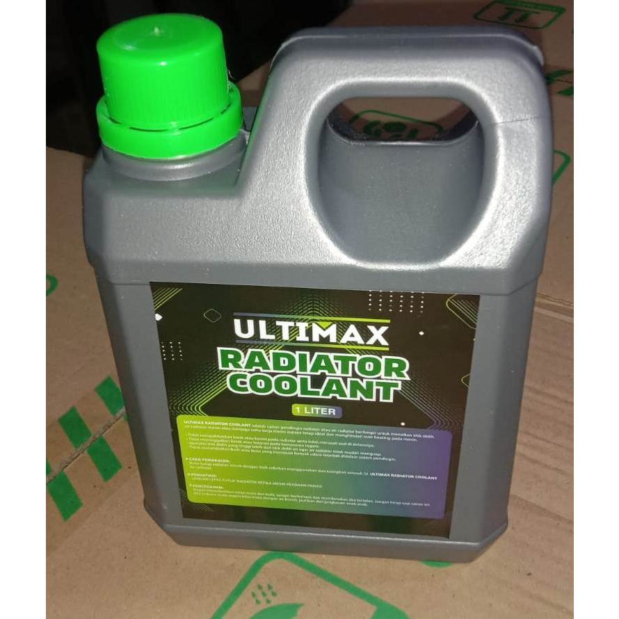 Jual Air Radiator Engine Coolant 1 Liter Ultimax 1000ml Cairan Radiator ...