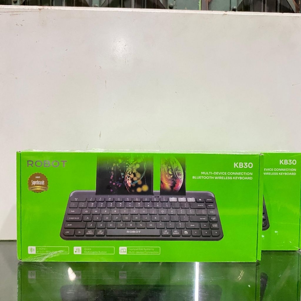 Jual ROBOT KB30 MULTI-DEVICE CONNEVTION BLUETOOTH WIRELESS KEYBOARD ...