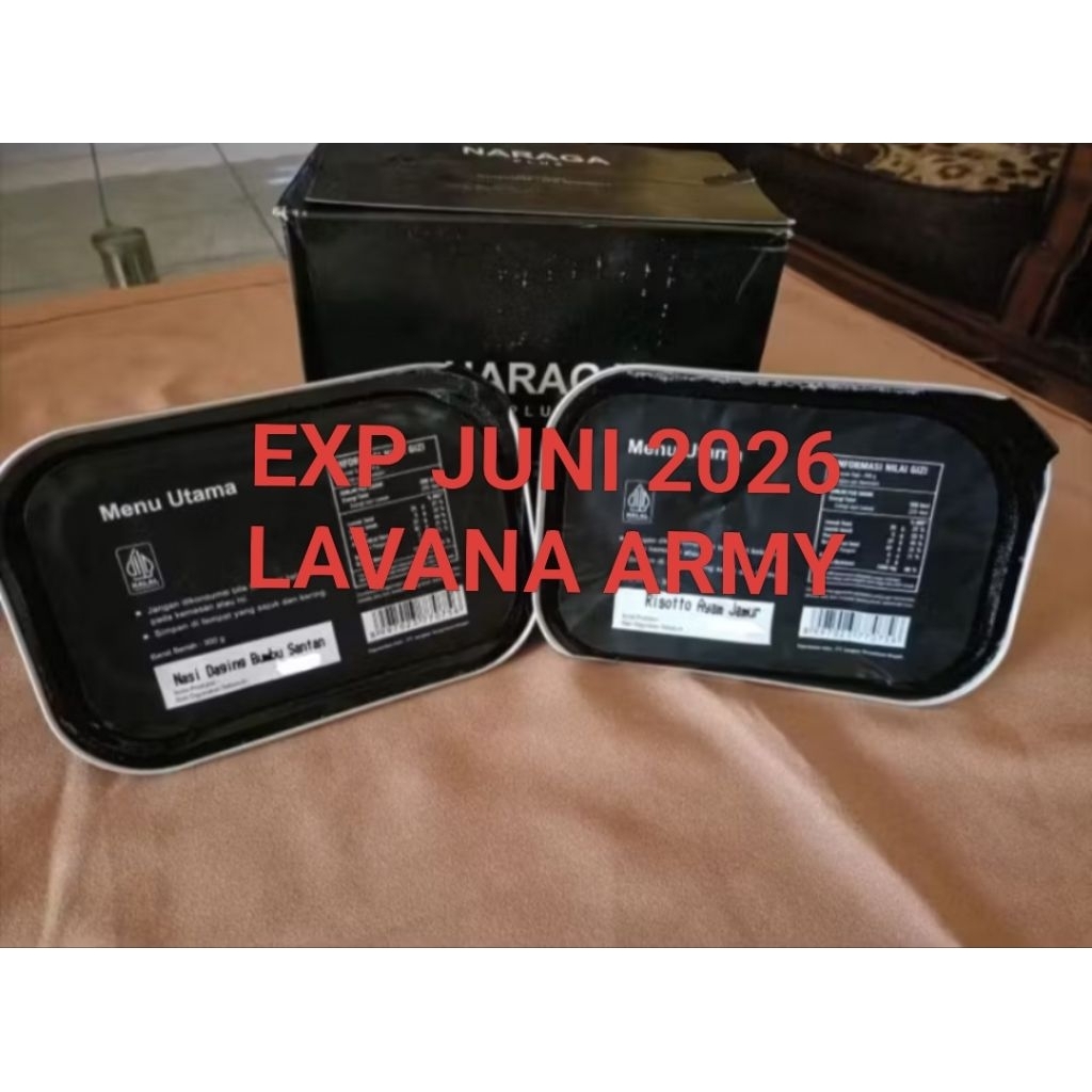 Jual RANSUM NARAGA EXP JUNI 2026 FREE PEMANAS | RANSUM TNI | NASI ECER ...
