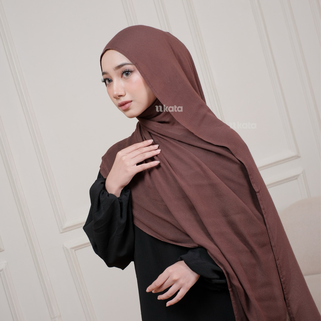 Jual UKATA - Pashmina Viscose Modal Hijab Premium Shawl Premium Flowy