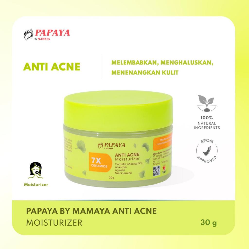 Jual PAPAYA BY MAMAYA 7x Ceramide Anti Acne Moisturizer Gel | Shopee ...