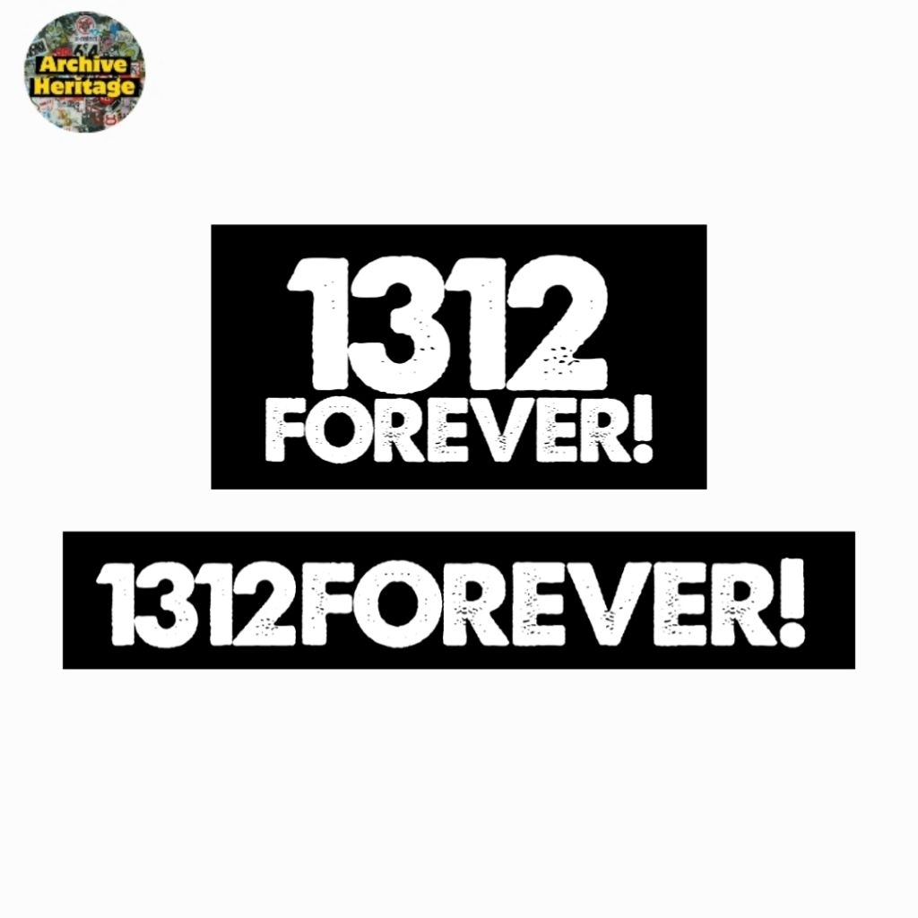 Jual sticker 1312 FOREVER acab stencil graffiti movement stiker ...
