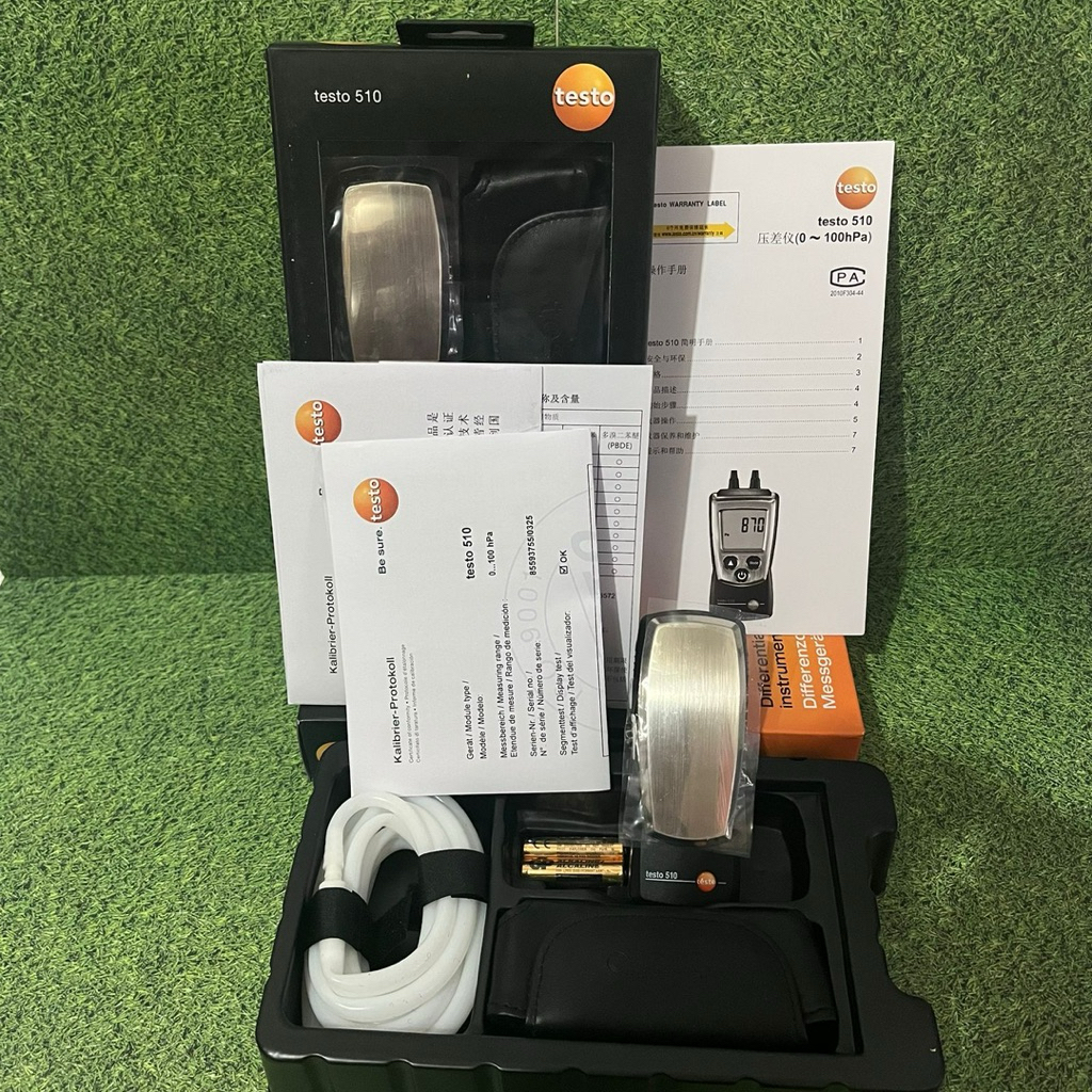 Jual Testo 510 Temperature and Air Density Compensated Difference ...