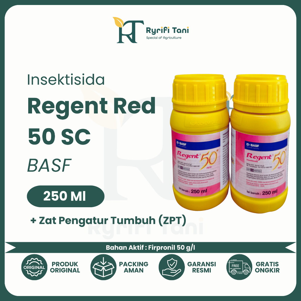 Jual BASF - Insektisida Sistemik Regent Red (Merah) 50SC Isi 250ML ...