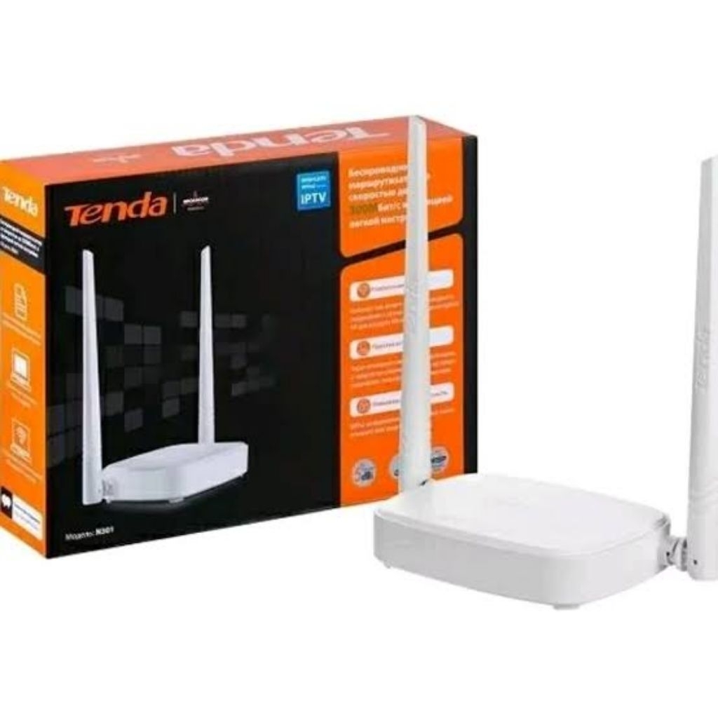 Jual Tenda N301 Wireless Easy home Router 2 Antena | Shopee Indonesia