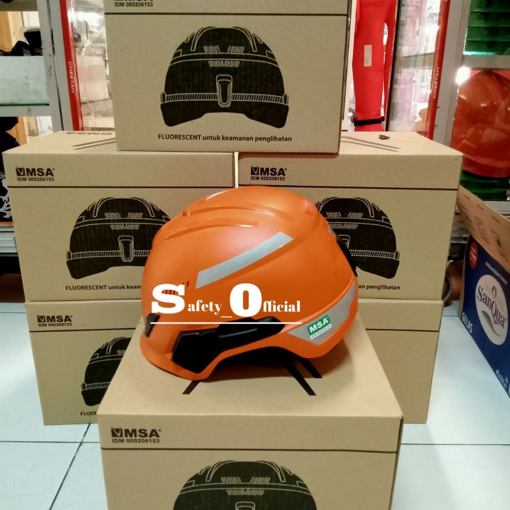 Jual Helm Safety MSA Lokal Climbing H1 / Helm Rescue / Helm Safety ...