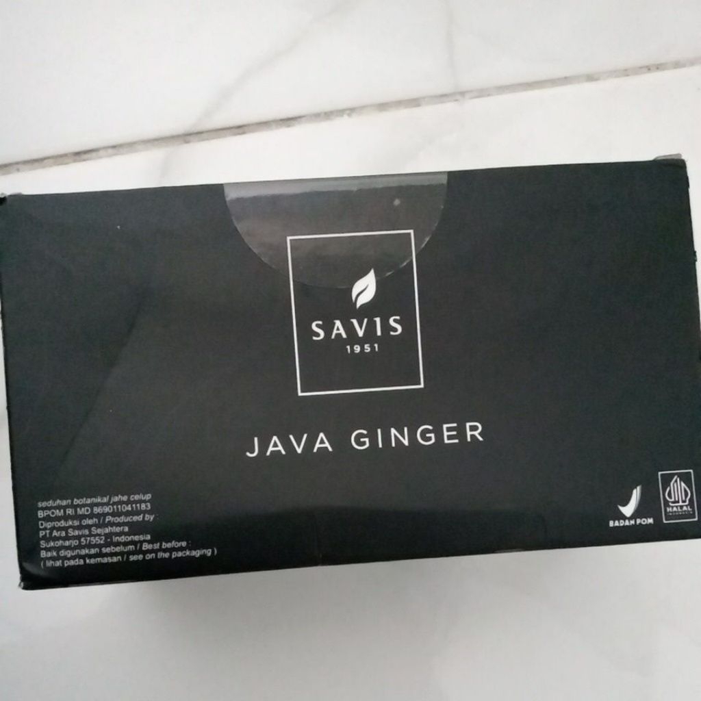 Jual Savis - Teh Premium Java Ginger isi 25 tea bags | Shopee Indonesia
