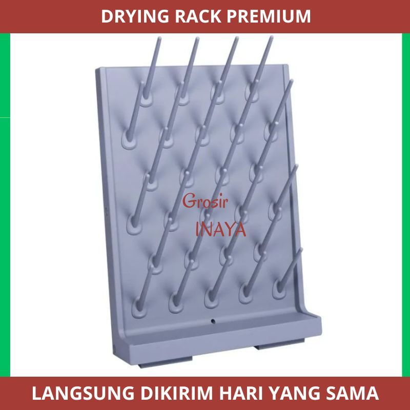Jual Laboratorium Drying Rack 27 Pegs Grey Rak Pengering Alat ...
