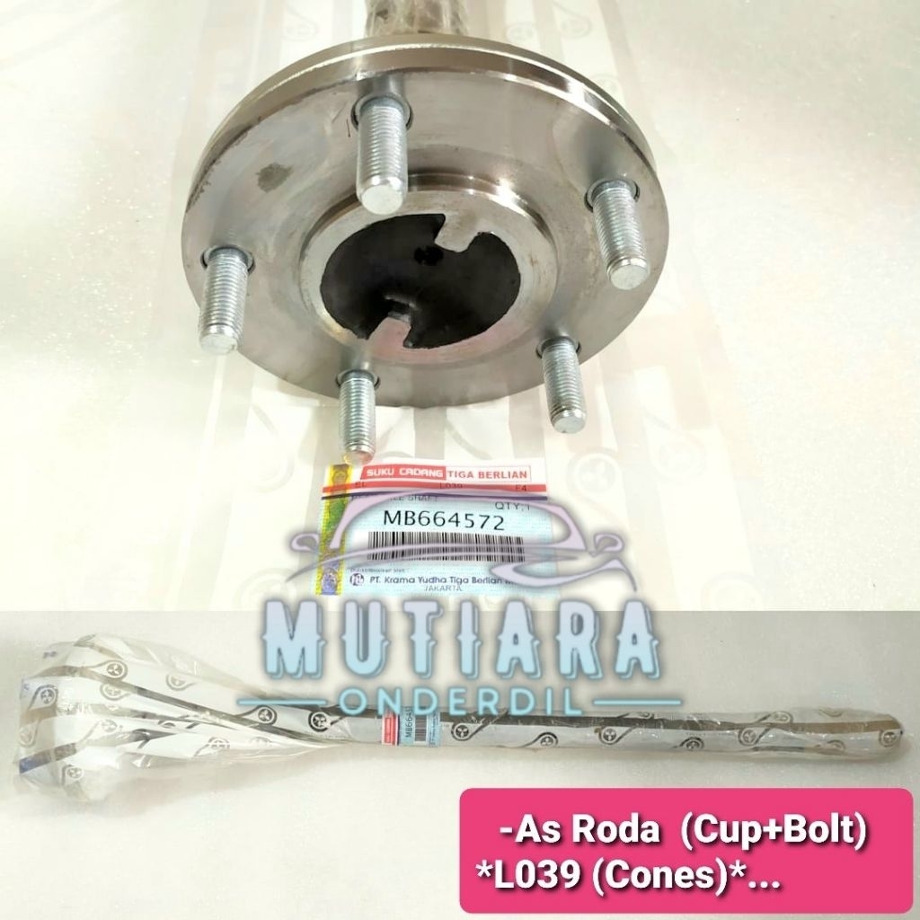 Jual AS RODA/ STIK AS ( CUP + BOLT ) MITSUBISHI L039 / L300 DIESEL ...
