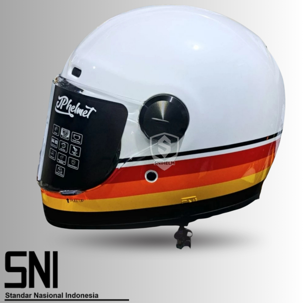 Jual Helm JPX JP ROKR RK 01 Full Face Original SNI DOT/Helm roker ...