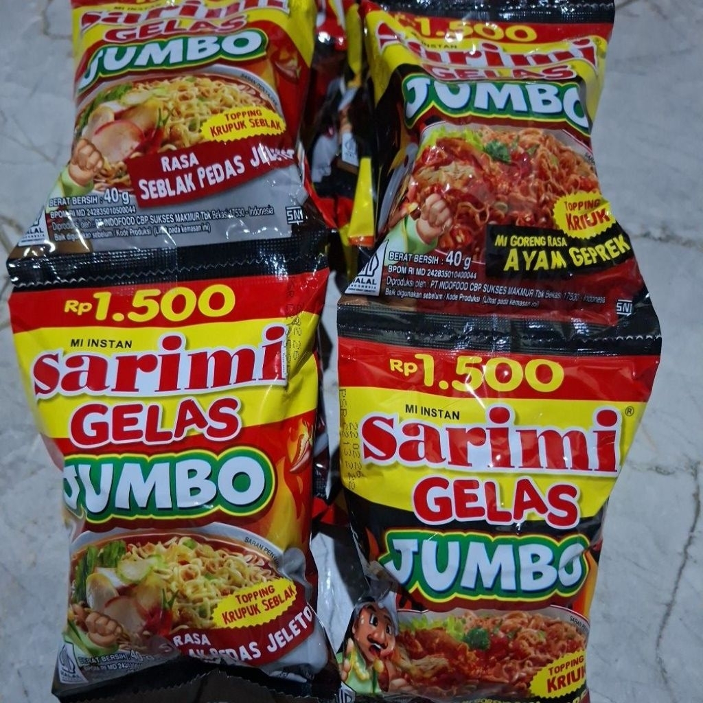 Jual Mi Instan SARIMI GELAS Kemasan Ekonomis# 1 renceng# 10 pcs# All ...