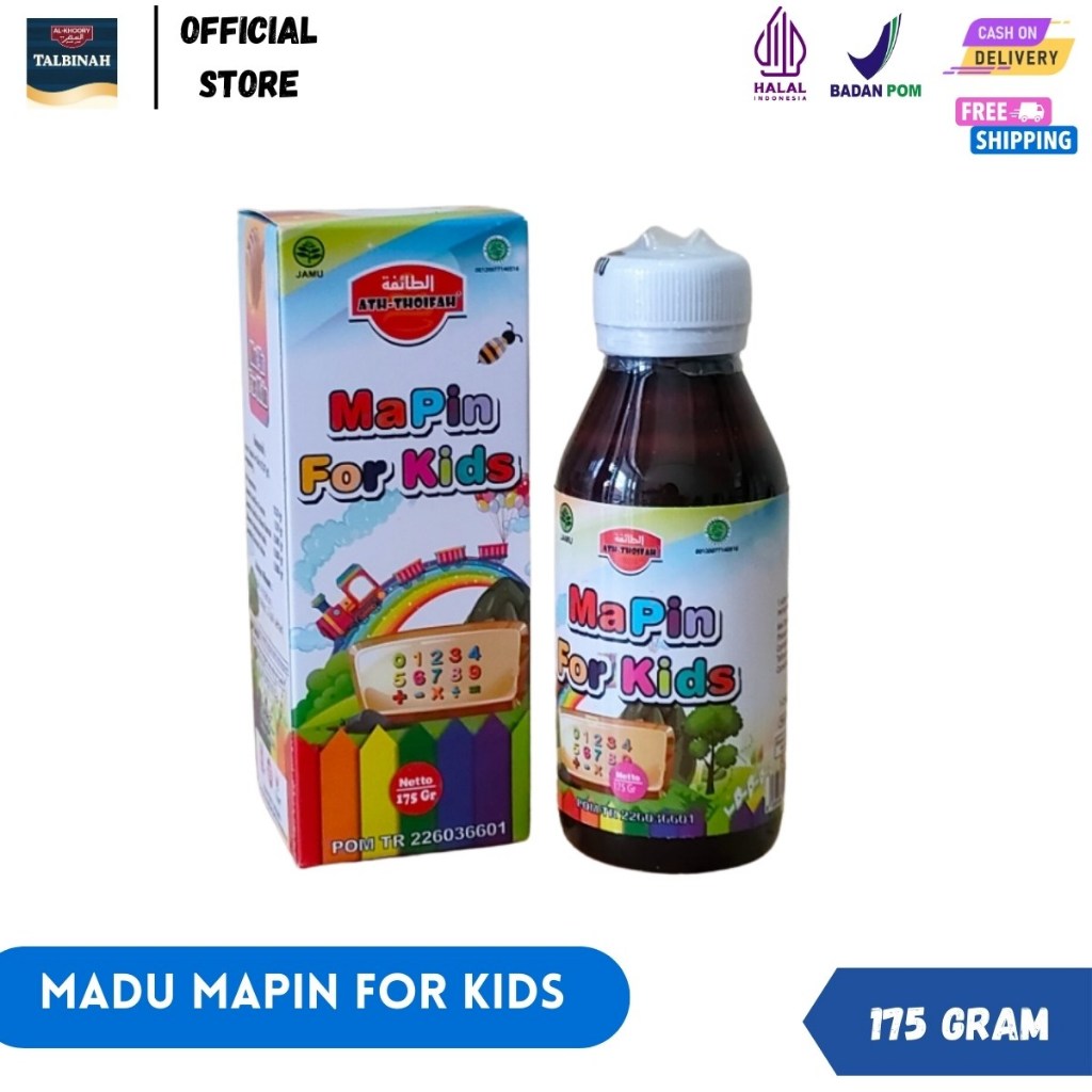 Jual Mapin For Kids - Madu Anak Pintar / Vitamin Kecerdasan Otak Buah ...