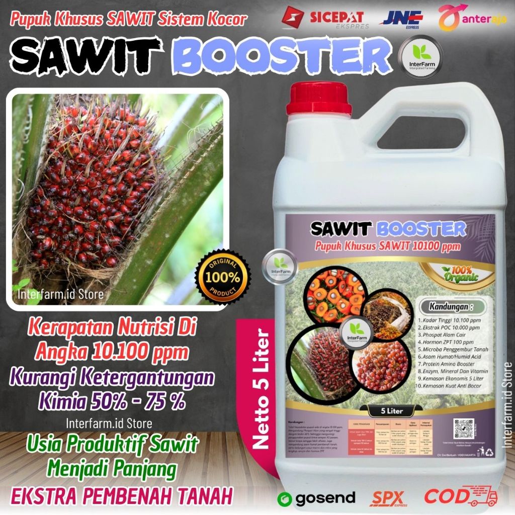 Jual Pupuk Sawit agar Buah Lebat Plus Tricoderma, Microba, ZPT, Pupuk ...