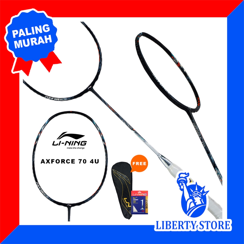 Jual Raket Badminton ORIGINAL LINING AXFORCE 70 4u | Shopee Indonesia