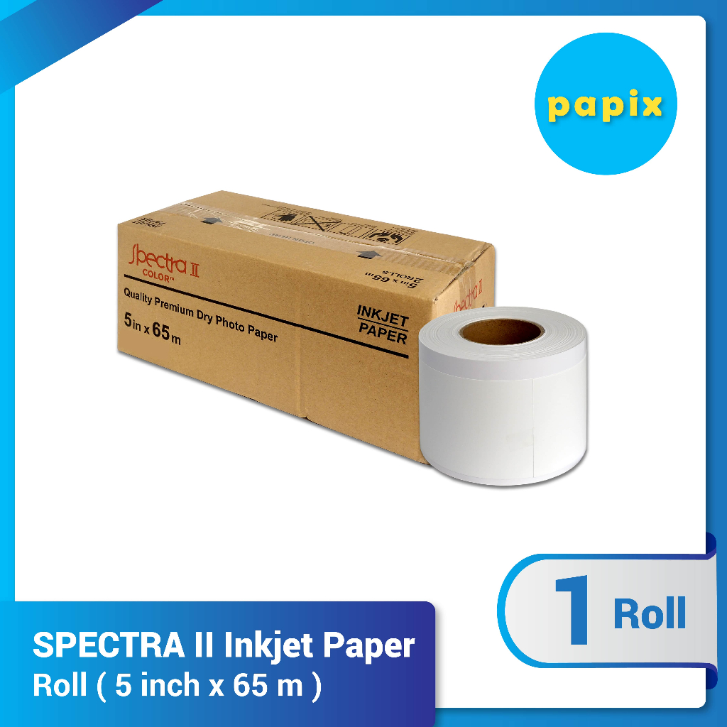 Jual Spectra II Inkjet Paper Roll 5 inch x 65 meter | Shopee Indonesia