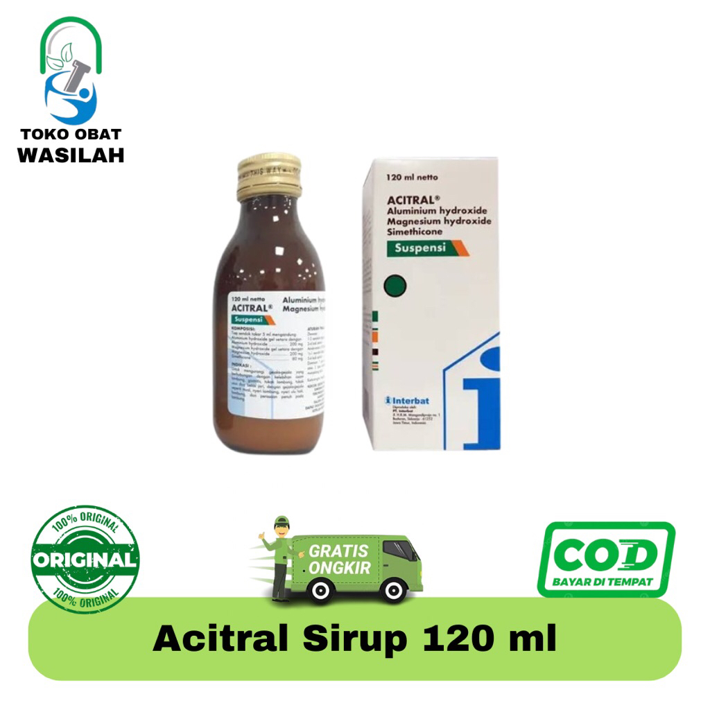 Jual ACITRAL SIRUP 120ml | Shopee Indonesia