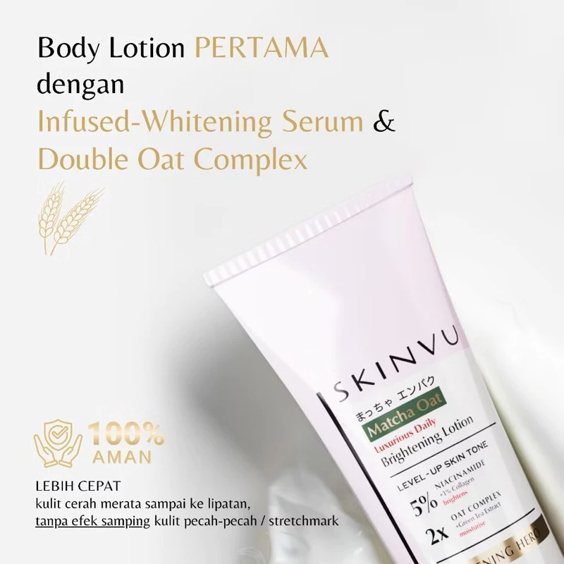 Jual SKINVU WHITENING Body Lotion Serum Infused (Skinvu Body Lotion ...