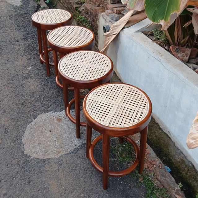 Jual STOOL ROTAN JATI TUA D35 | Shopee Indonesia