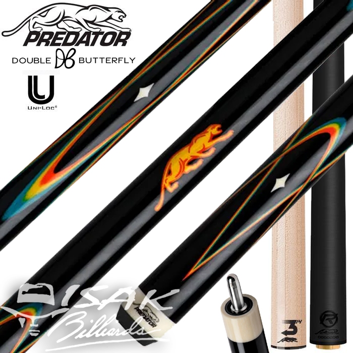Jual Predator LE Double Butterfly Ebony Pool Cue NW - Low