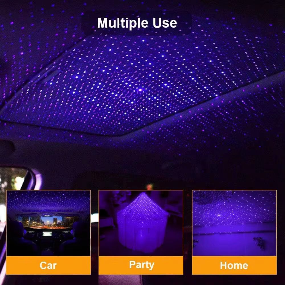 Jual Mini LED Car Roof Star Night Light Projector USB Adjustable ...
