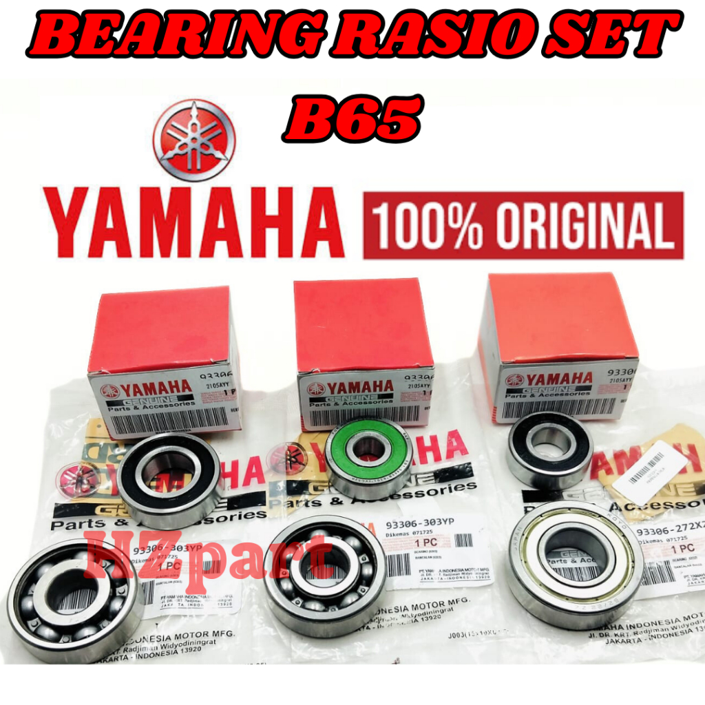 Jual BEARING RASIO SET B65 ASLI ORIGINAL YAMAHA LEXI 125/NMAX 155 NEW ...