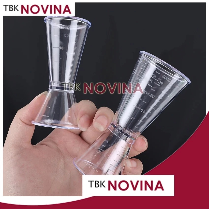 Jual GELAS TAKAR MINI / JIGGER ACRYLIC 20/40cc / JIGGER ACRYLIC 10/20cc ...