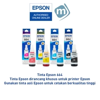 Tinta Epson 664 ( Black / Cyan / Magenta / Yellow ) Original