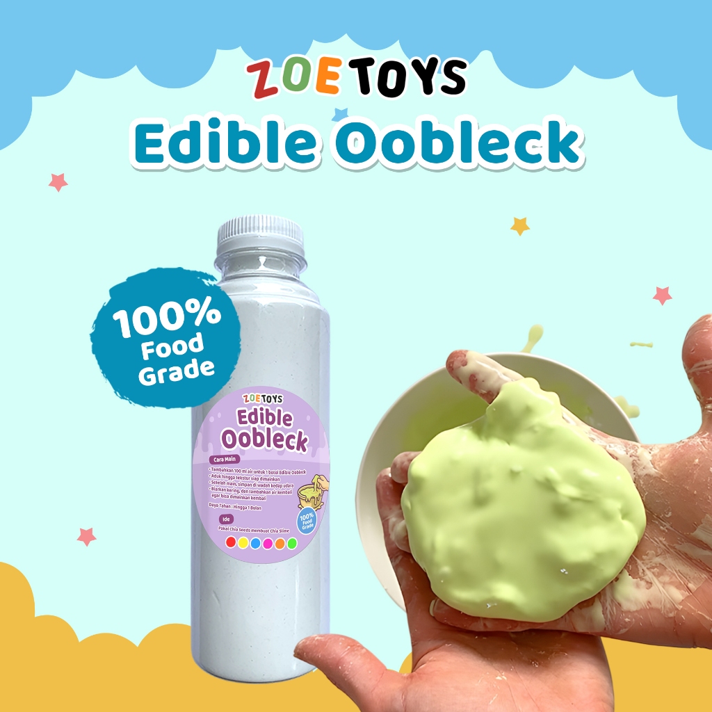Jual Zoetoys Edible Oobleck | Mainan Sensorik Edible | Slime Edible ...