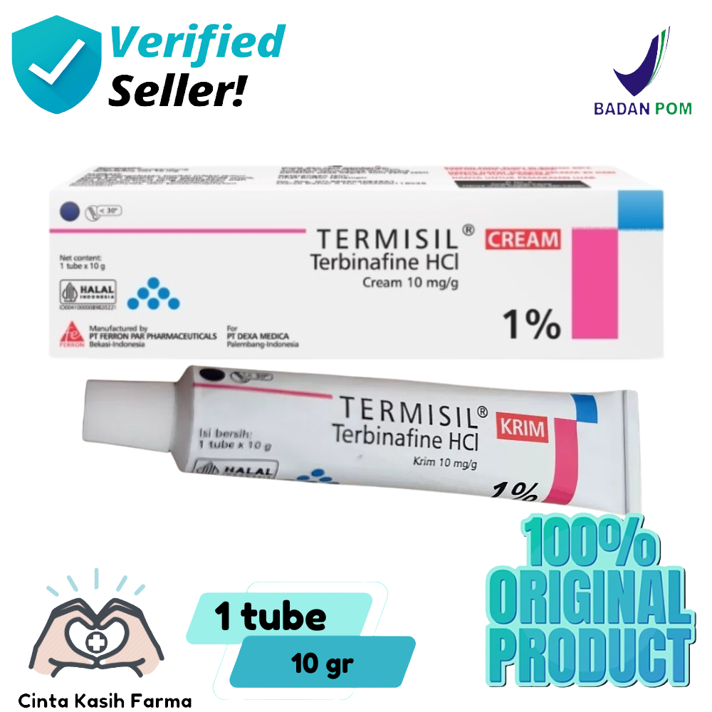 Jual Termisil Cream 10 g Terbinafine obat infeksi Jamur Kulit / anti ...