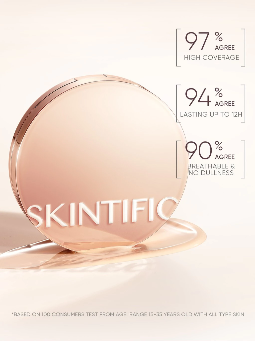 Pratinjau SKINTIFIC Cover All Perfect Cushion SPF35 PA+++