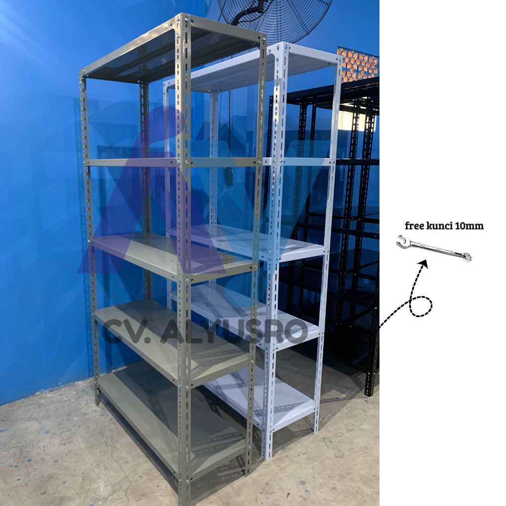Jual GRADE B RAK BESI SERBAGUNA UKURAN 120 X 40 X 200 | Shopee Indonesia