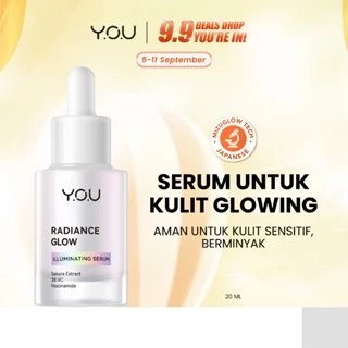 YOU Radiance Glow Illuminating Serum Brightening Vitamin C Niacinamide Gentle Glowing Skin