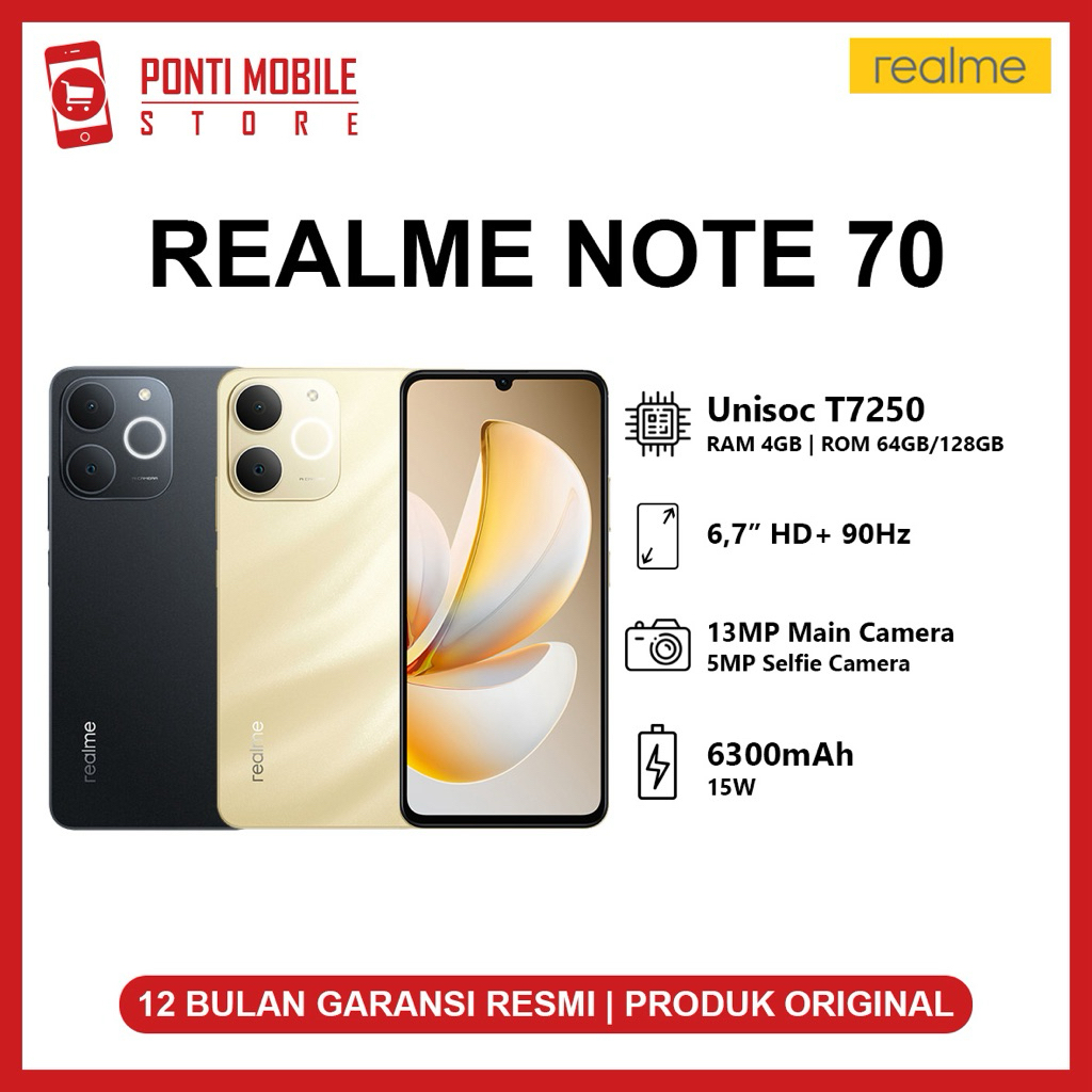 Jual Realme Note 70 Terlengkap & Harga Terbaru Agustus 2026 | Shopee ...
