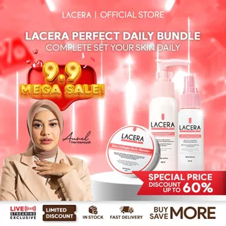 Lacera Daily Bundle - Bliss Body Lotion 100G X Collagen Body Booster 50G X Collagen Body Serum 50G