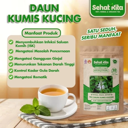 Kemasan Teh Kumis Kucing