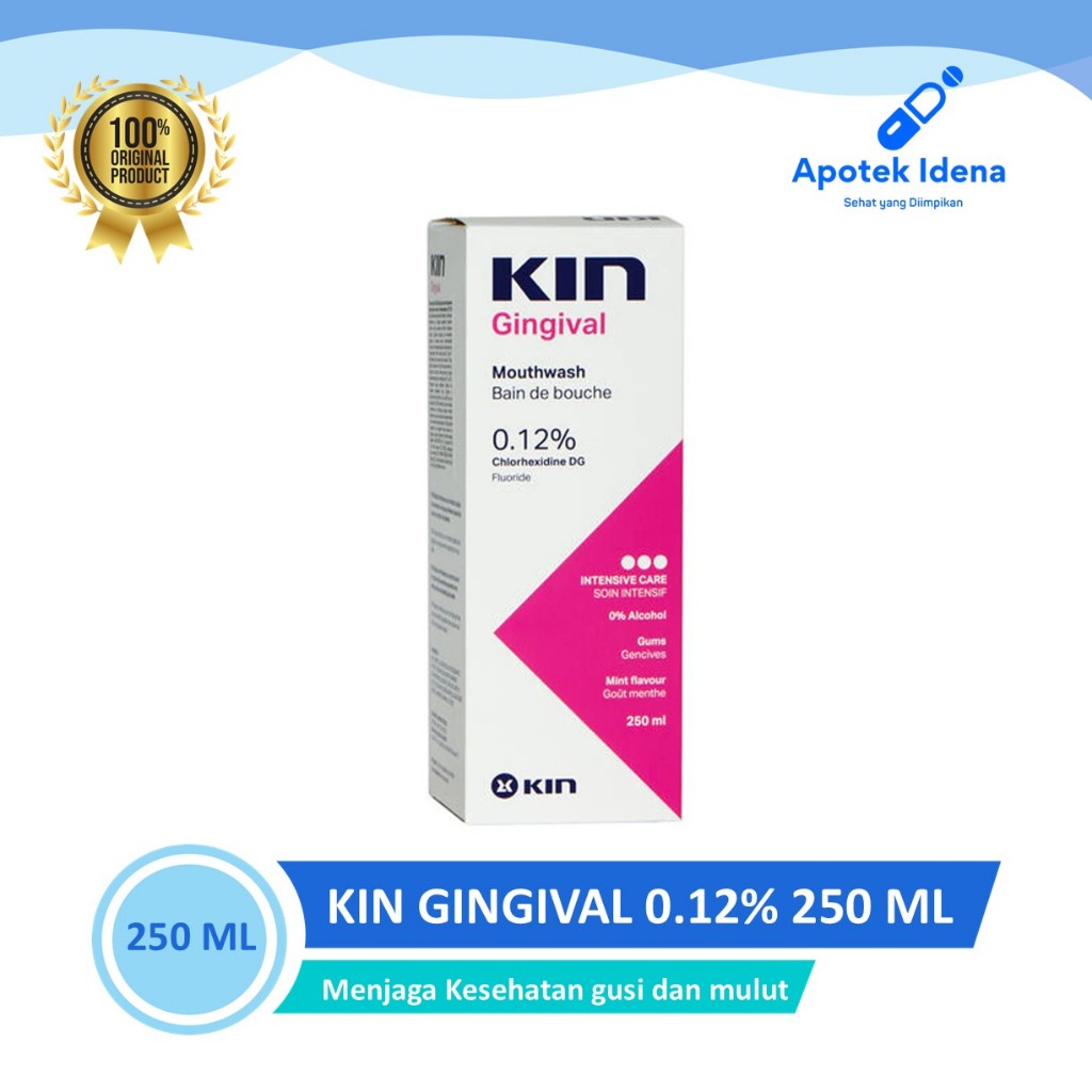 Jual KIN Gingival Mouthwash 250 ML - Obat Kumur Non Alkohol ...