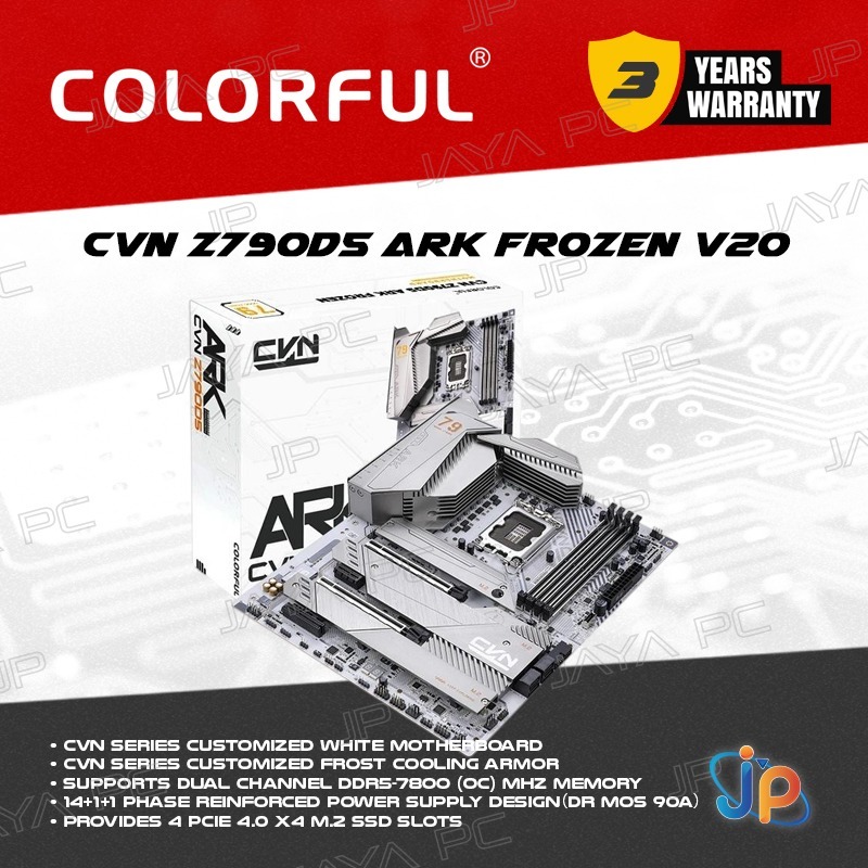 Jual Motherboard Colorful CVN Z790D5 ARK FROZEN V20 (LGA1700, Z790 ...