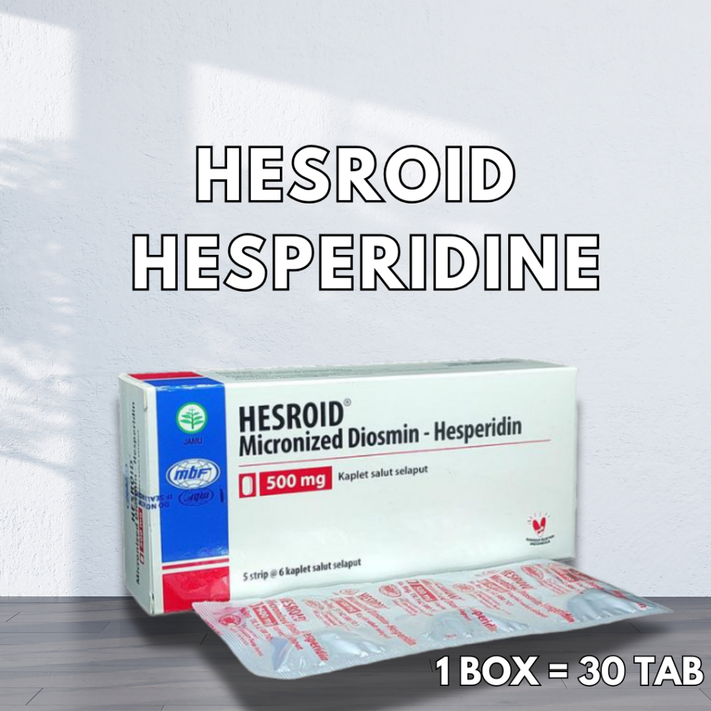 Jual Hersroid Diosmin Hesperidin BOX isi 30 Kap Mengatasi Wasir Varises ...