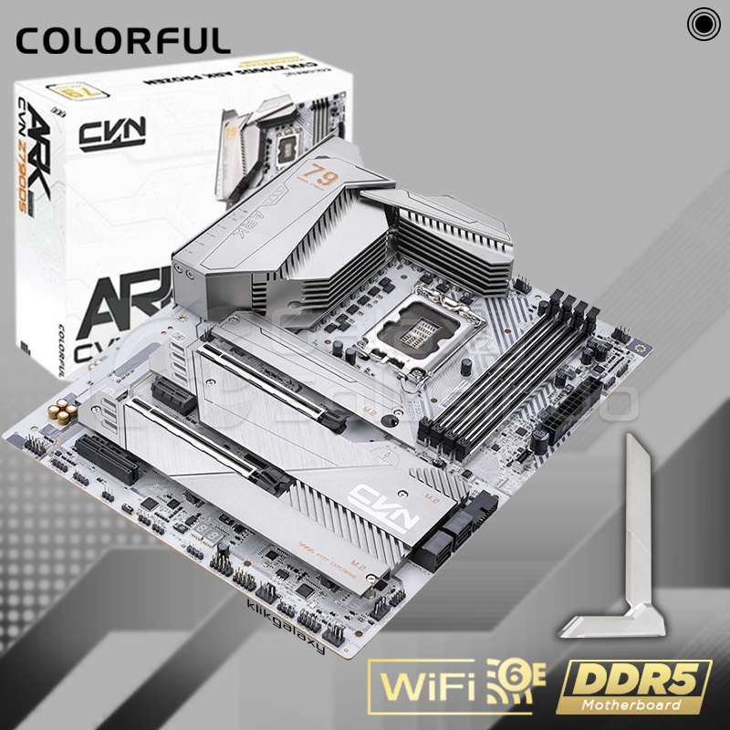 Jual COLORFUL CVN Z790D5 ARK FROZEN V20 WIFI White DDR5 - Intel Z790 ...