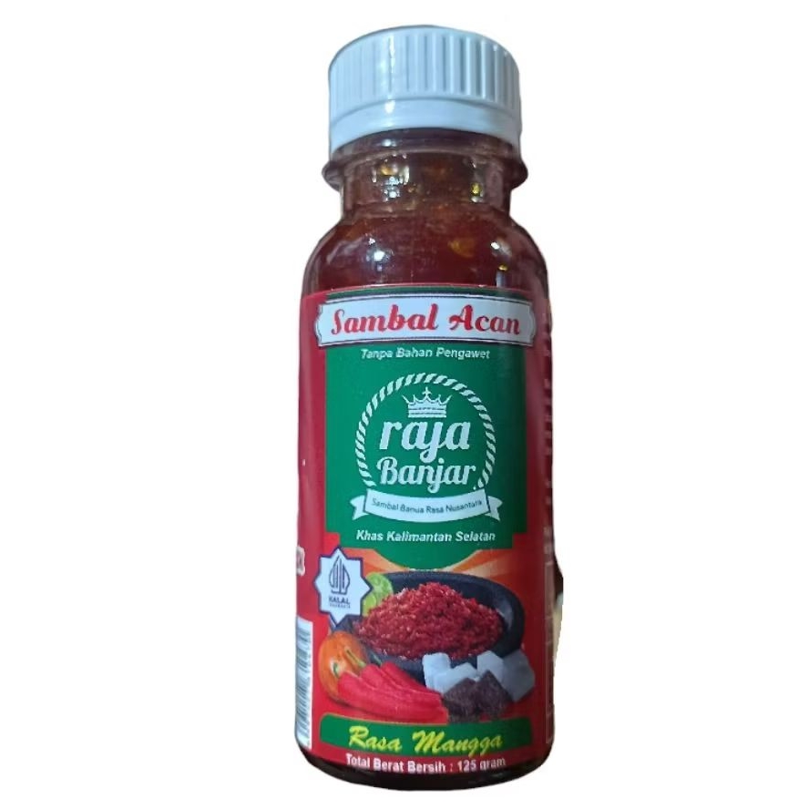 Jual Sambal Acan Raja Banjar Rasa Mangga 125gr Khas Kalimantan Selatan ...