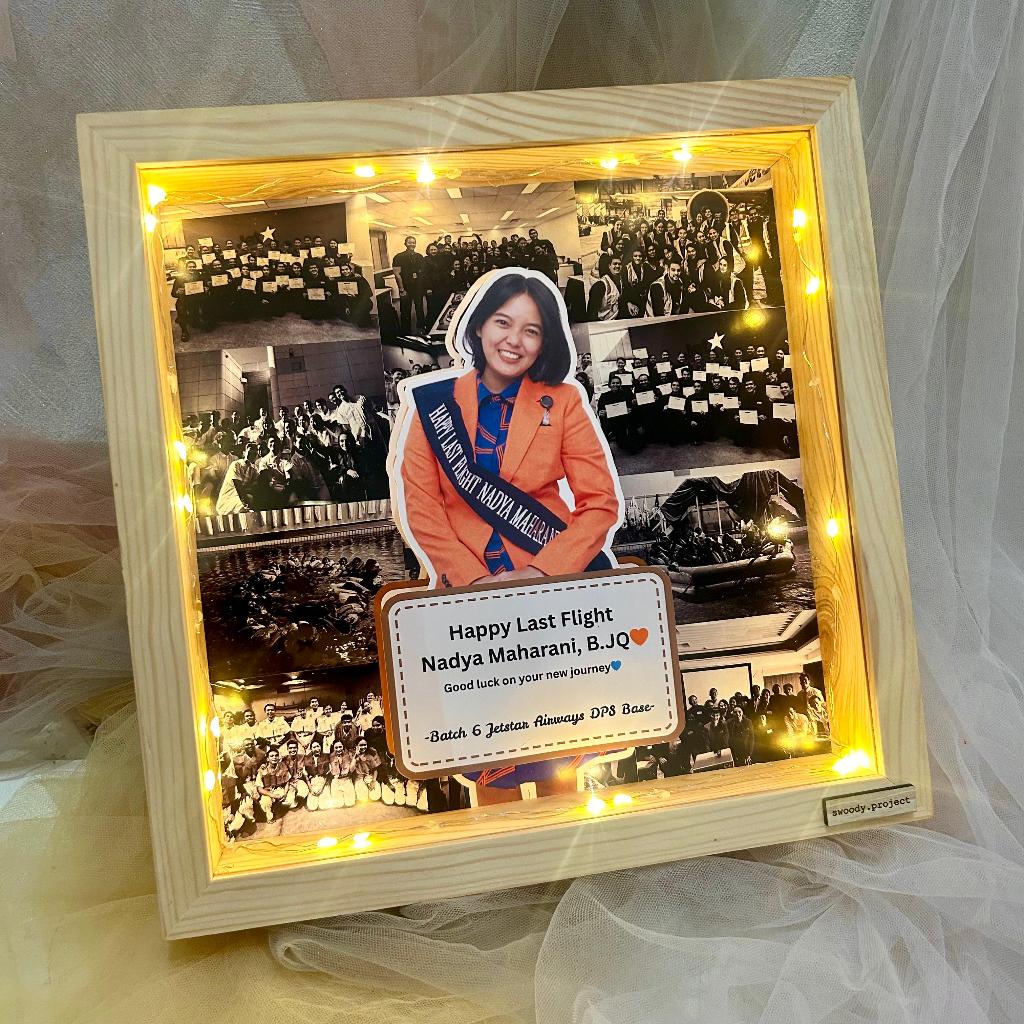 Jual FRAME 3D HADIAH FAREWELL | MEMORE FRAME | HADIAH PERPISAHAN | KADO ...